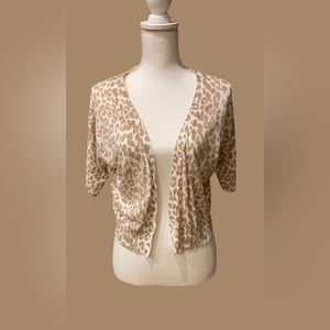 Old Navy Leopard Print Shrug